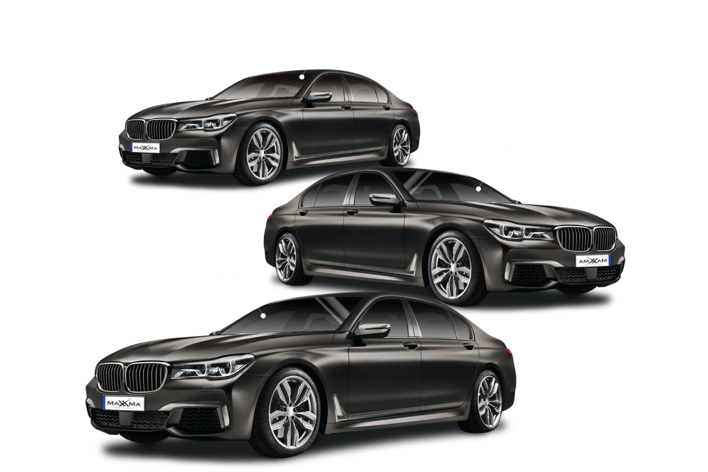 รถติดฟิล์มกรองแสง คาร์บอนผสมปรอท Maxxma ตระกูล Refined