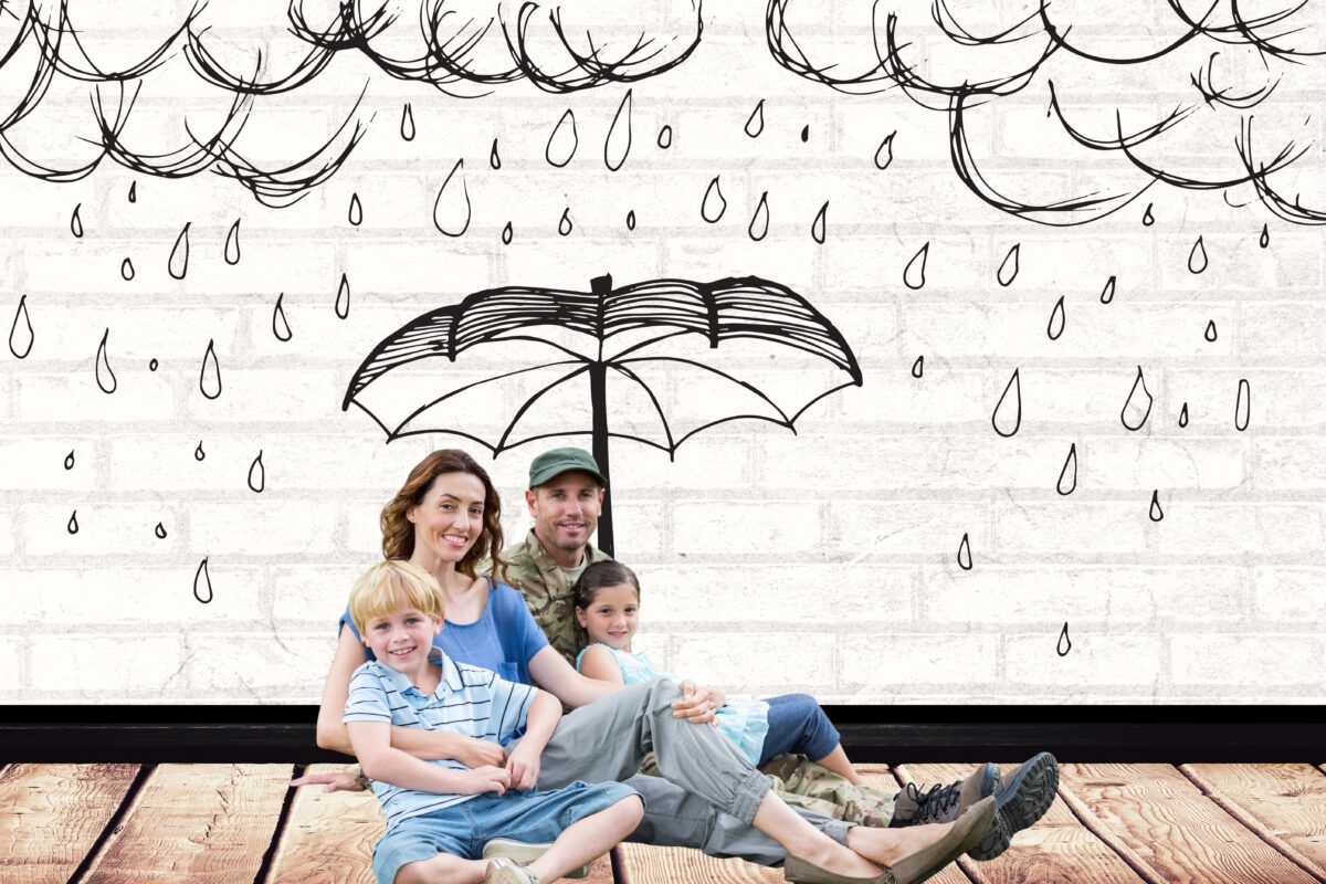 relaxing time while raining